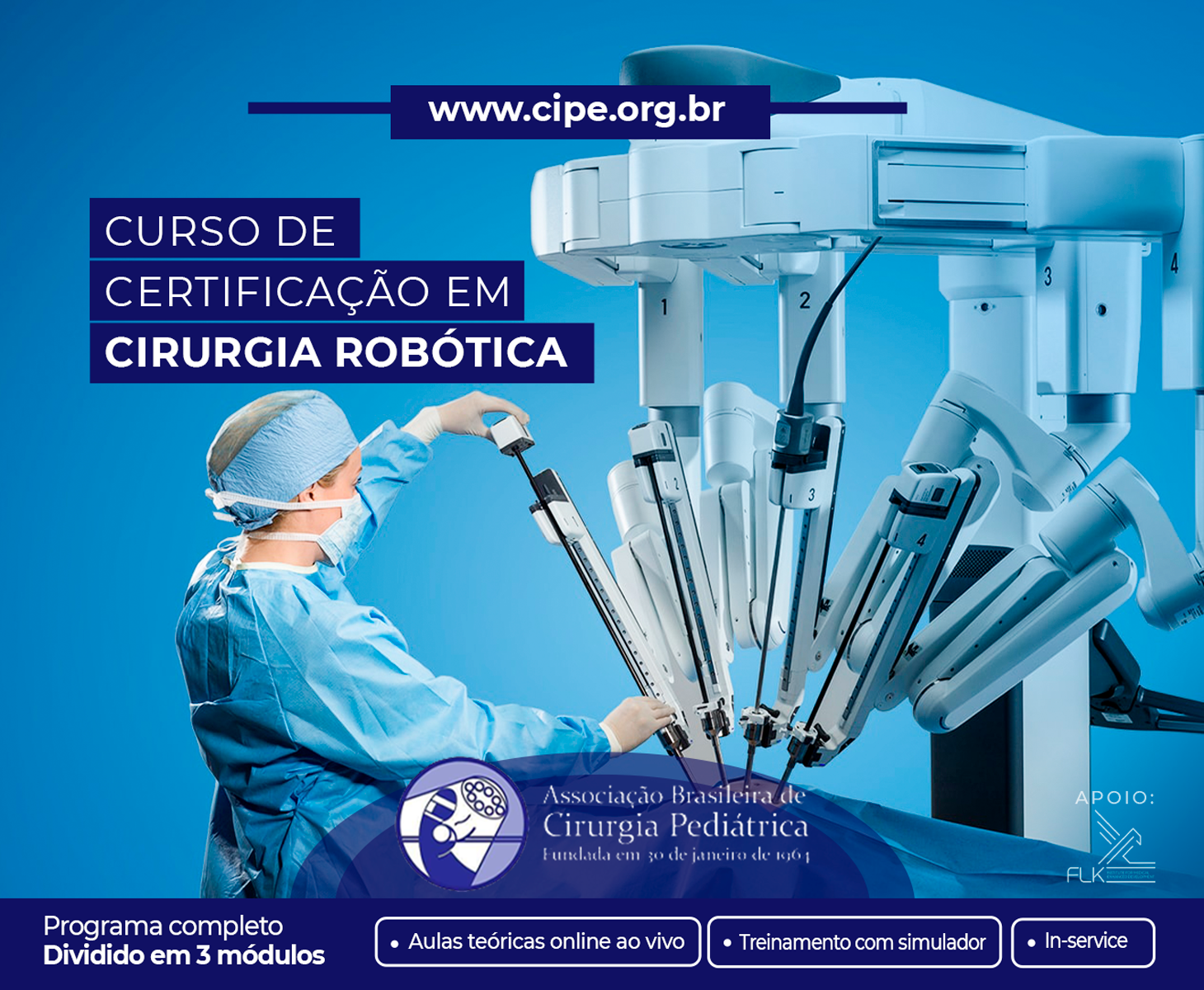 Certificação em Cirurgia Robótica 